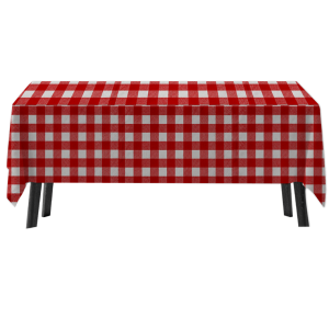MANTEL X 1 CUADRILLE ROJO