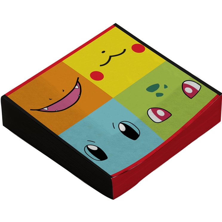 SERVILLETA PREMIUM X 20 POKEMON