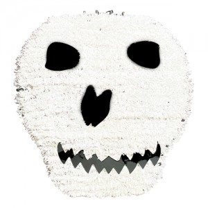 ADORNO OROPEL HALLOWEEN CALAVERA 24CM