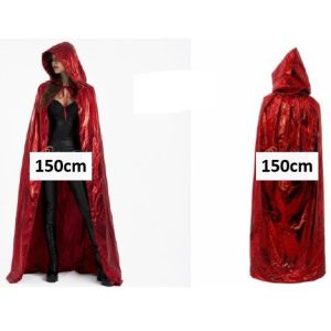 CAPA METALIZADA 1,5 MT CON CAPUCHA ROJA