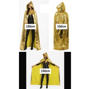CAPA METALIZADA 1,5 MT CON CAPUCHA DORADA