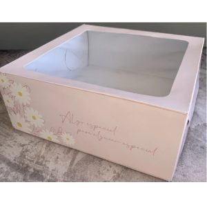 CAJA CON VISOR 22X22X9 MARGARITAS