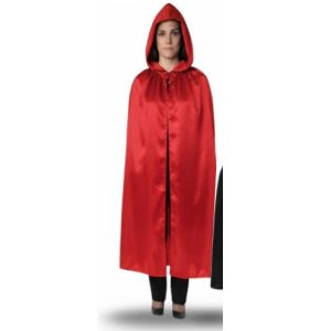 CAPA CON CAPUCHA 70CM ROJA T6