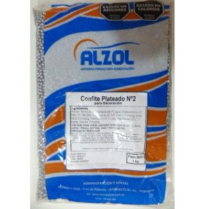 CONFITES PLATEADOS X 1KG NRO 2