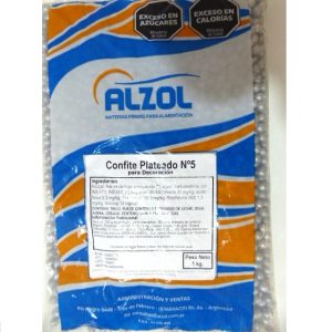 CONFITES PLATEADOS X 1KG NRO 5