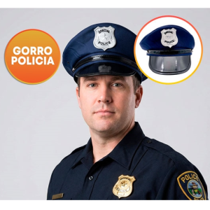 GORRO POLICIA AZUL