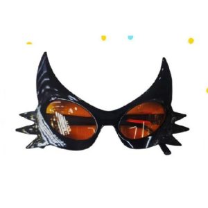 ANTEOJO HALLOWEEN NEGRO CON CUERNITOS GATUBELA
