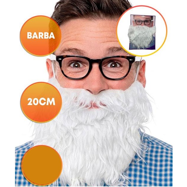 BARBA BLANCA 20CM