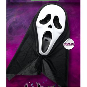 CARETA RIGIDA SCREAM CON TELA