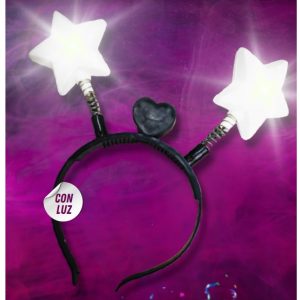 VINCHA CON LUZ ESTRELLA LUZ BLANCA