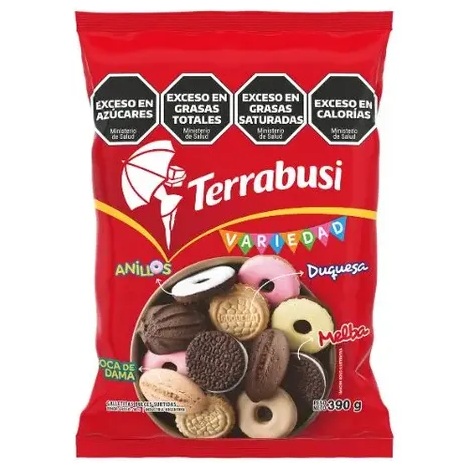 MASITAS SURTIDAS X 390G TERRABUSSI