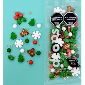 SPRINKLES COMESTIBLES X 30GR MIX NAVIDEÑO