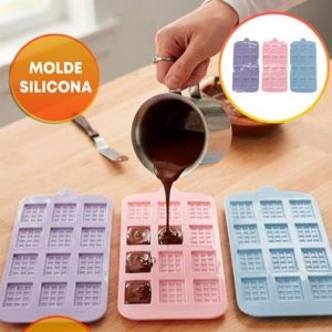 MOLDE SILICONA TABLETA CHOCOLATINES