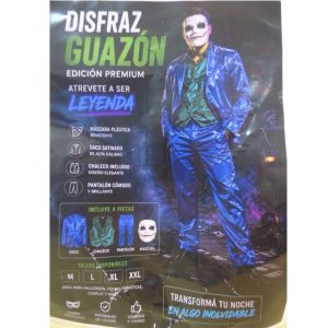 DISFRAZ PREMIUN GUASON ADULTO